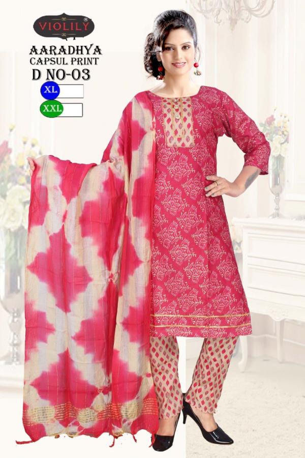 Trendy Aaradhya 03 Capsule Print Designer Readymade  Dress Material